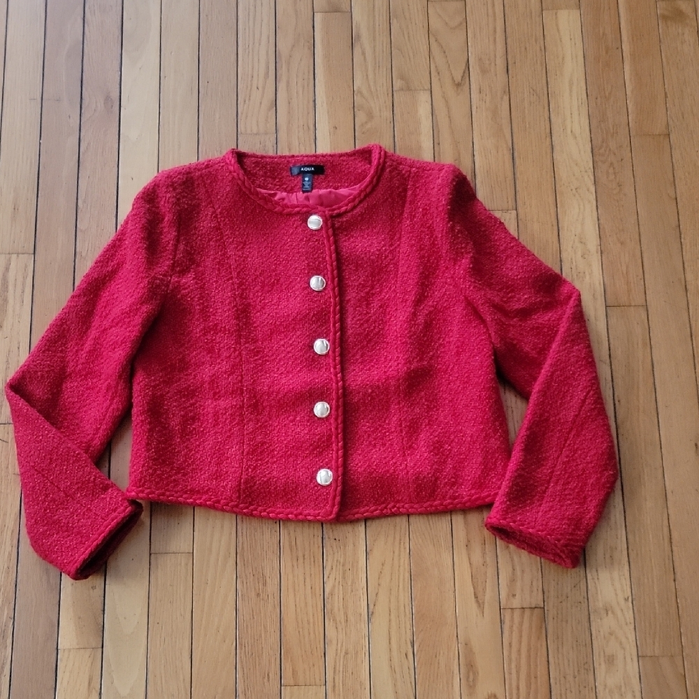 Red Button-Up Jacket